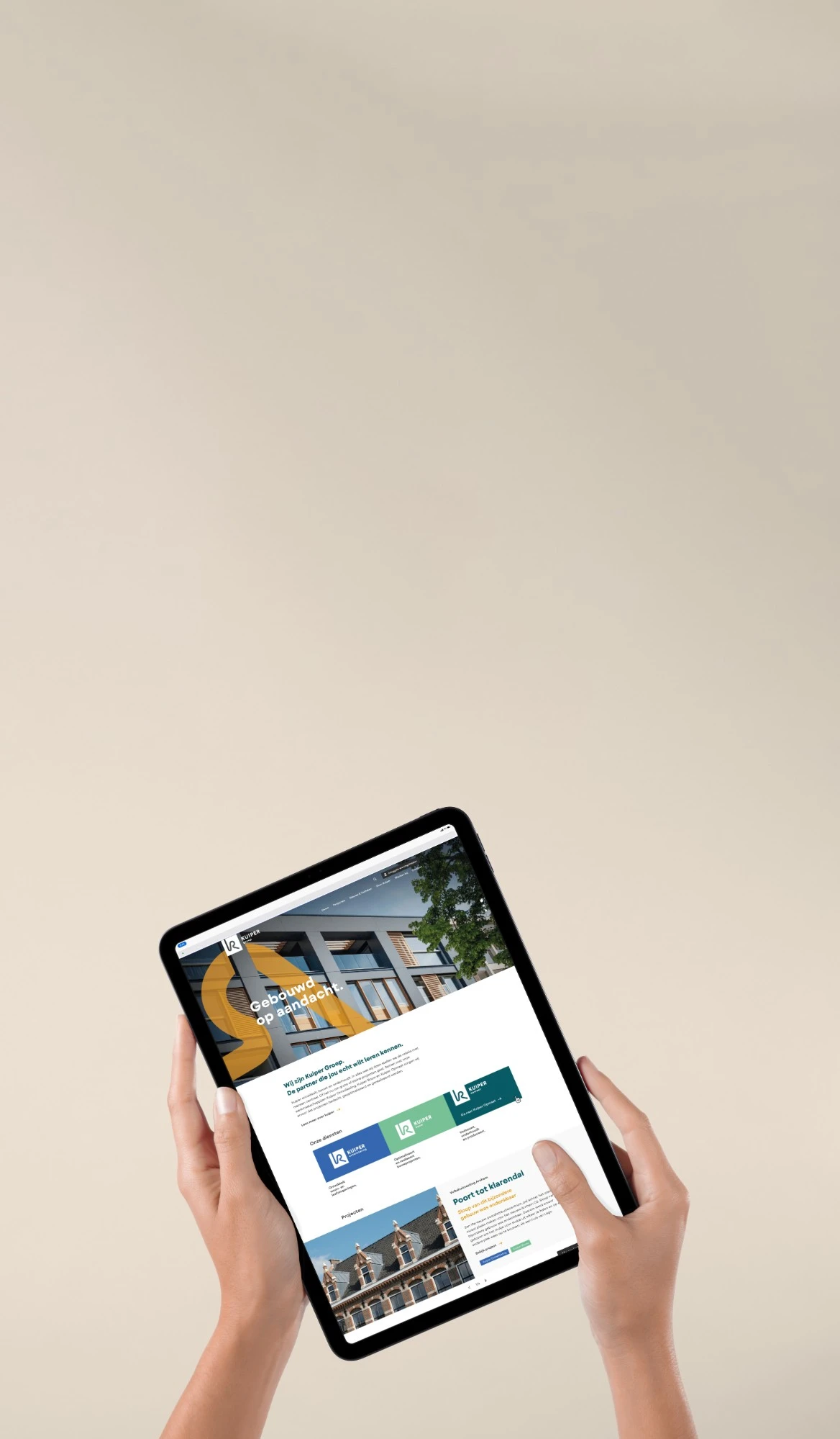 Website van Kuiper Groep